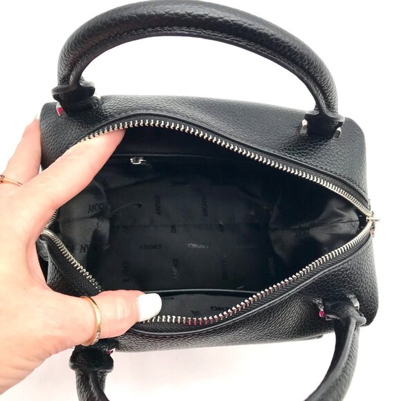 DKNY Black Robin Convertible Satchel Bag - Picture 10 of 10